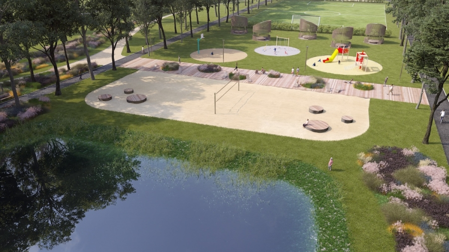 Park nad Stawami we Wschowie zostanie zrewitalizowany. Wizualizacja robi wrażenie