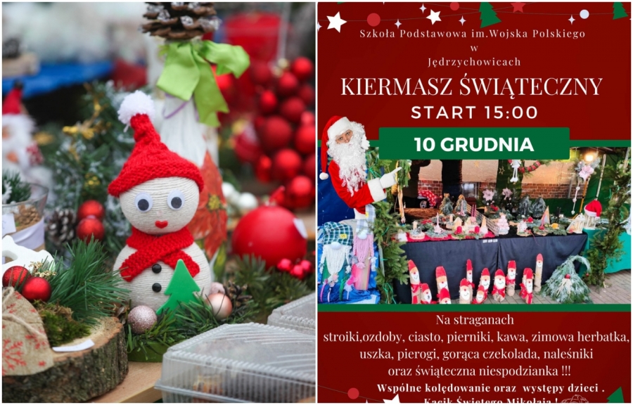 Szkoła Podstawowa w Jędrzychowicach organizuje Kiermasz Świąteczny