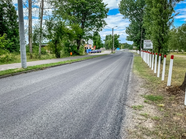 Remont drogi w Boszkowie 