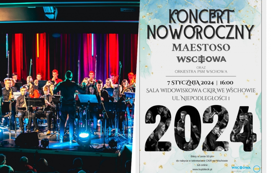 CKiR zaprasza na Koncert Noworoczny. Wystąpi Orkiestra Maestoso i uczniowie szkoły muzycznej