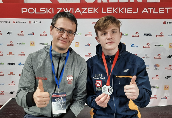 Gabriel Dziełakowski z LKKS Osowa Sień srebrnym medalistą Mistrzostw Polski