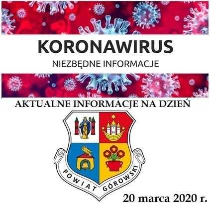 Koronawirus w powiecie górowskim!