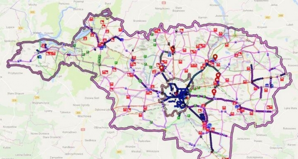 Mapa tras rowerowych, strona internetowa i aplikacja pomocą dla rowerzystów