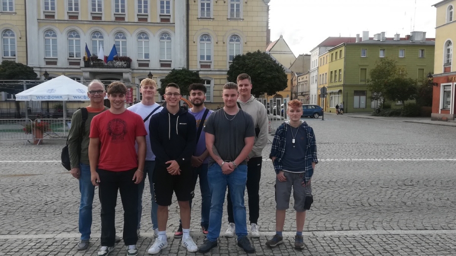 Uczniowie z Niemiec przyjechali do Polski. Wystartowały staże zagraniczne w „Staszicu”