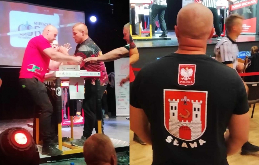 Reprezentant Sławy na Mistrzostwach Polski w Siłowaniu na Rękę. Jak poradził sobie Mateusz Biernat?