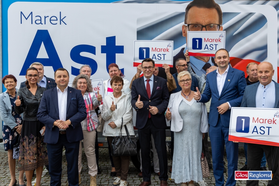 Przedwyborczy breifing PiS we Wschowie. Poseł Marek Ast: Zwyciężymy! (VIDEO)