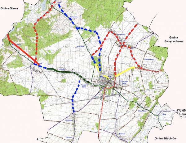 Propozycja rozwoju sieci ścieżek rowerowych