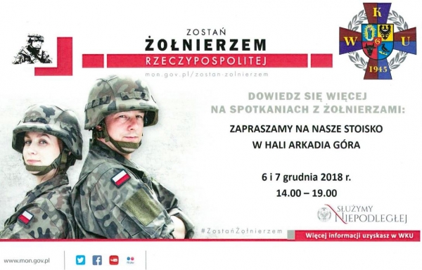 Przyjdź do Arkadii i poznaj zawód żołnierza