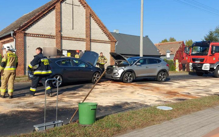 Kolizja w Górczynie. 19-latek zasnął za kierownicą