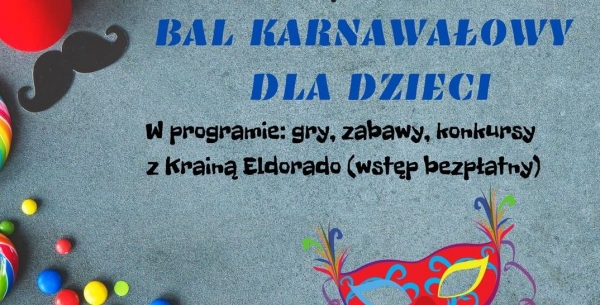 Bal karnawałowy dla dzieci w Wąsoszu