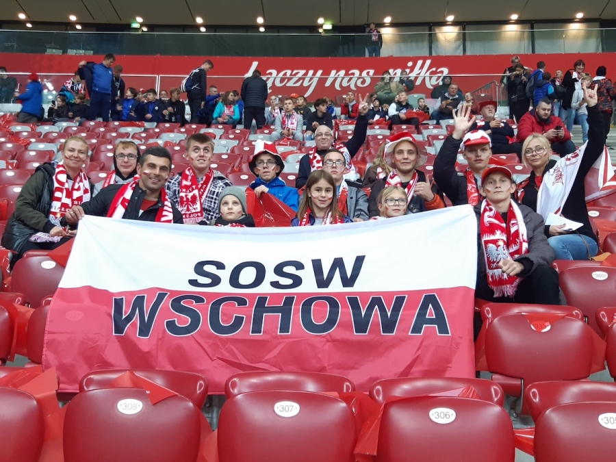 Uczniowie SOSW na meczu reprezentacji Polski (ZDJĘCIA)