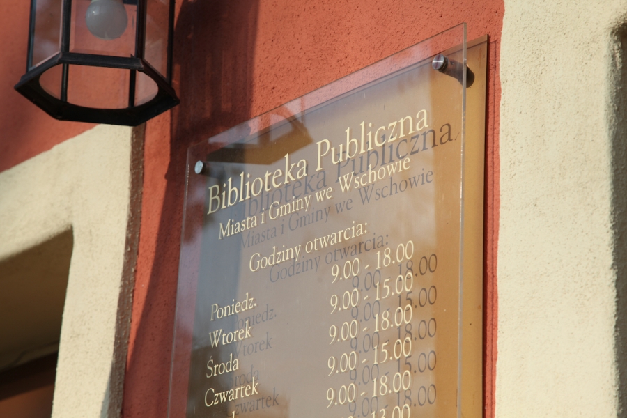 Zmiana godzin otwarcia Biblioteki Publicznej we Wschowie