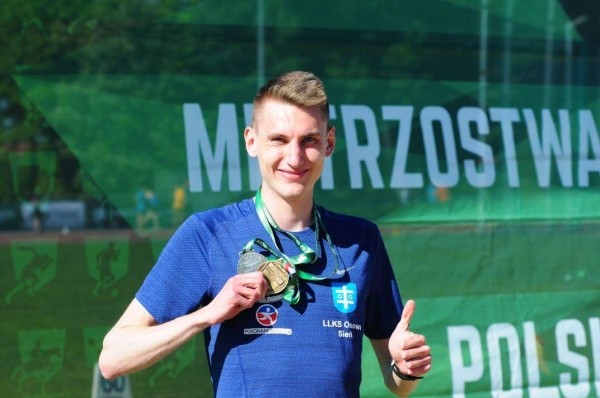 Dwa medale Piotra Drobnika podczas Akademickich Mistrzostw Polski w Lekkiej Atletyce