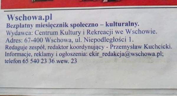 Jak porozumieć się z gazetą wschowa.pl?