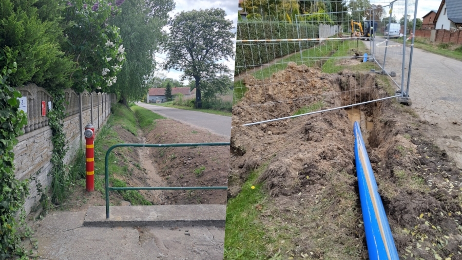 Nowa sieć wodociągowa w Dryżynie. Ponad 3 kilometry gotowe
