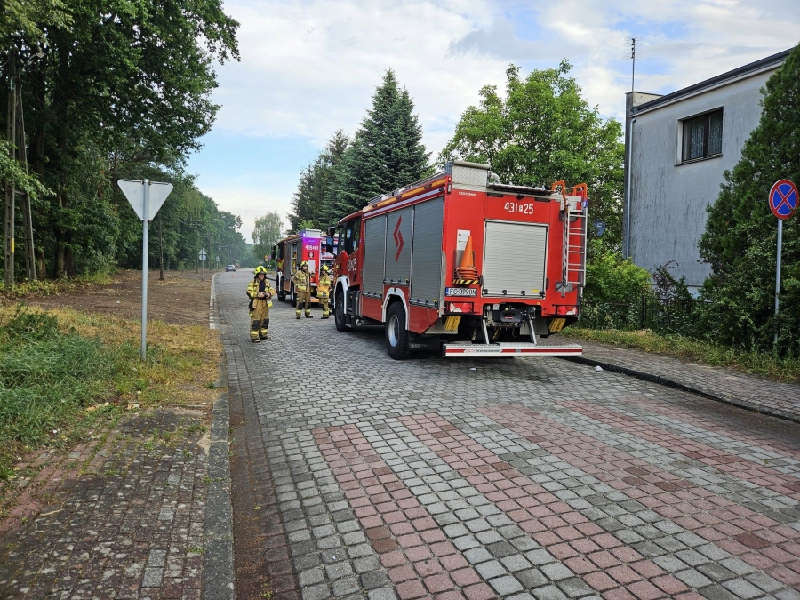 Rozszczelnienie instalacji gazowej w Sławie. „Przyległe ulice zostały zamknięte”