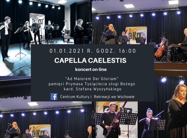 Koncert noworoczny Capella Caelestis [ZAPOWIEDŹ]