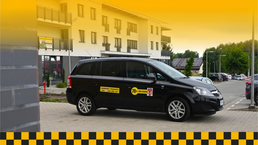 Darmowe taksówki dla seniorów. W Gminie Sława działa program „TAXI-Senior70 plus