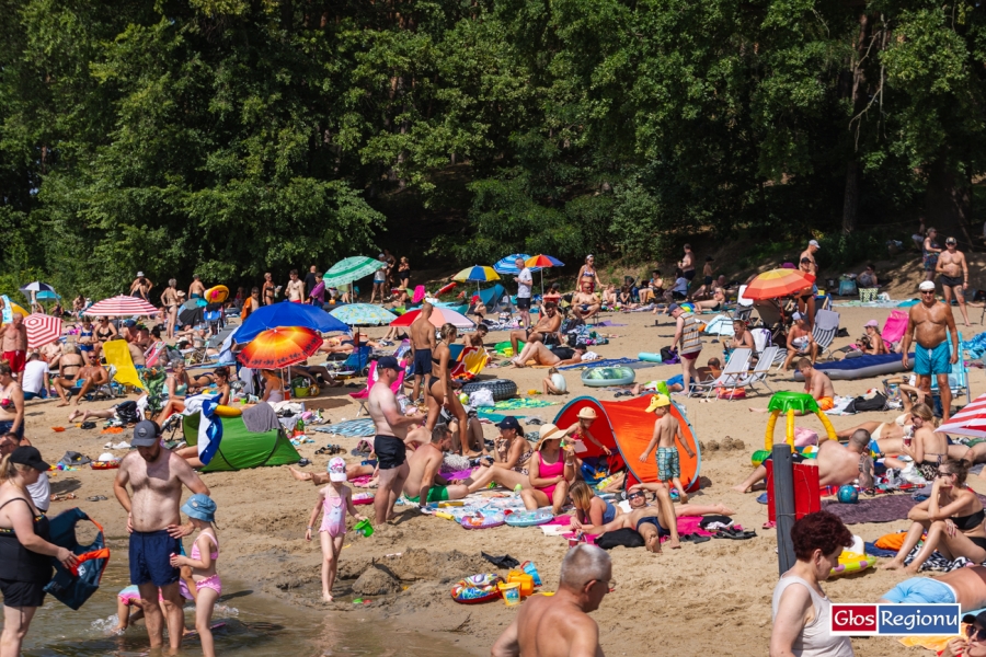 Plaża w Lginiu tętni życiem. CKiR przygotowało mnóstwo atrakcji [FOTO]