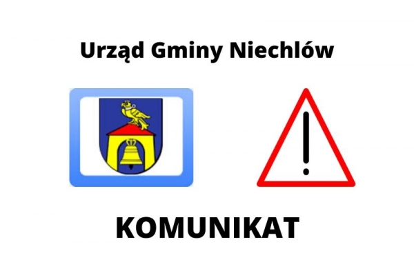 Komunikat Urzędu Gminy Niechlów