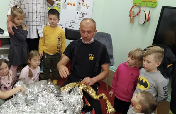 OSP Siedlnica odwiedziła przedszkolaków (ZDJĘCIA)
