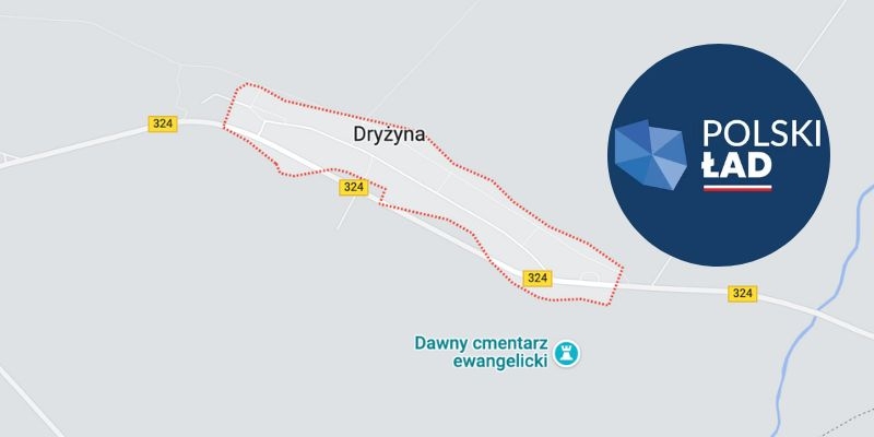 Nowa sieć wodociągowa w Dryżynie dzięki dofinansowaniu z Polskiego Ładu