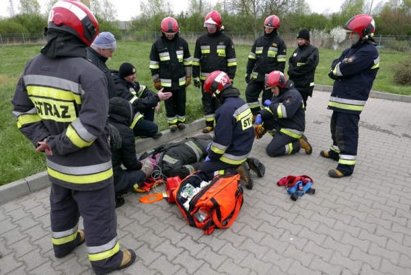 Szkolenie strażaków z pierwszej pomocy