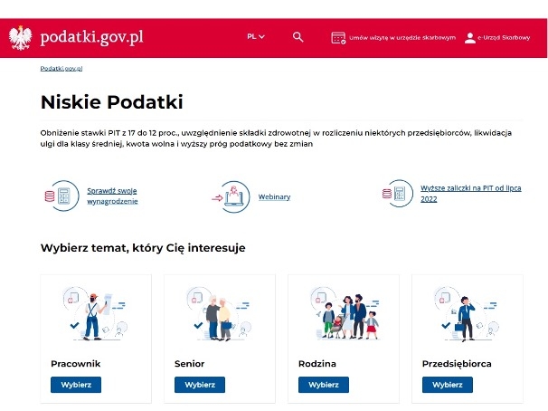 Weszły w życie nowe przepisy w zakresie PIT - Niskie Podatki