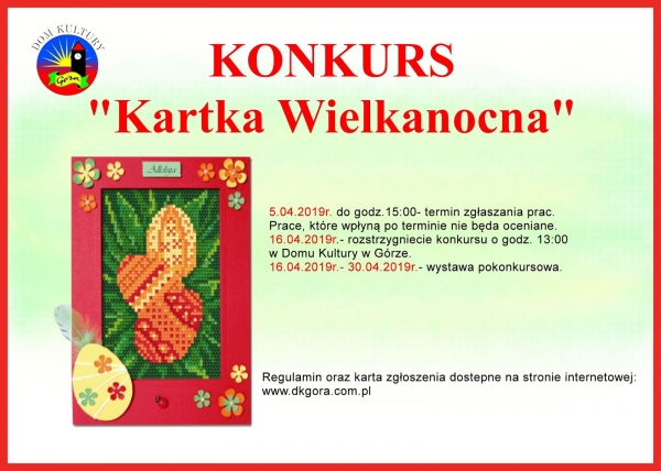 Konkurs „Kartka Wielkanocna”