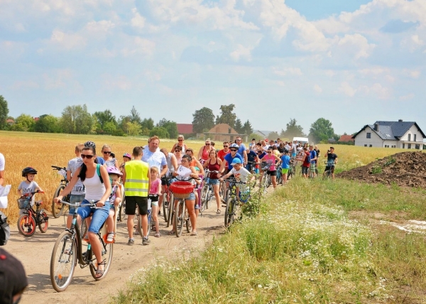 Setki rowerzystów przejechało po gminie Lipno