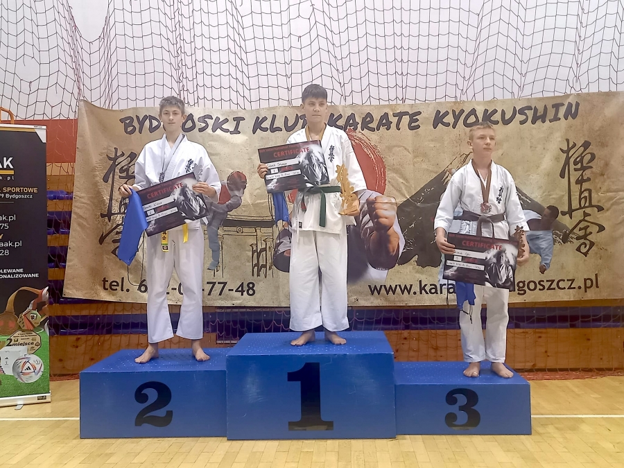 Młody mieszkaniec gminy Sława zdobył srebro na międzynarodowym turnieju karate