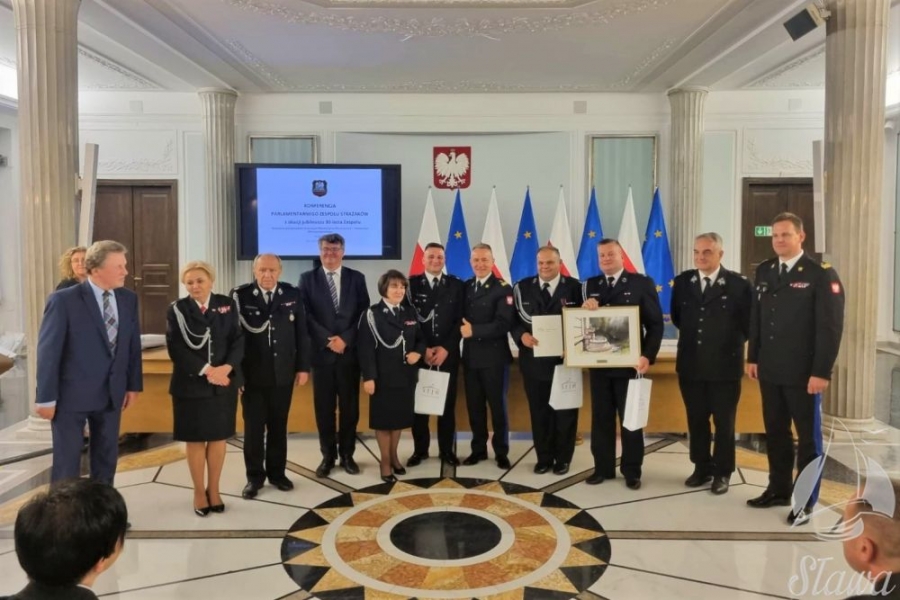 Sławscy strażacy w Sejmie RP (FOTO)
