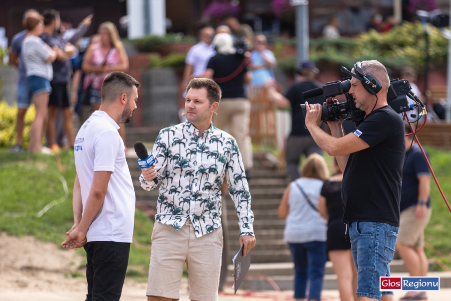 Plaża w Lginiu w centrum uwagi TVP