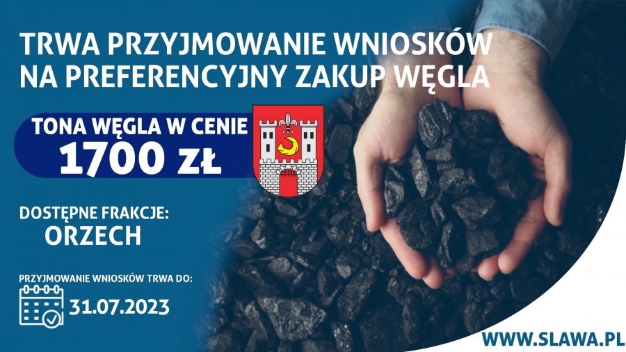 Gmina Sława prowadzi sprzedaż węgla!