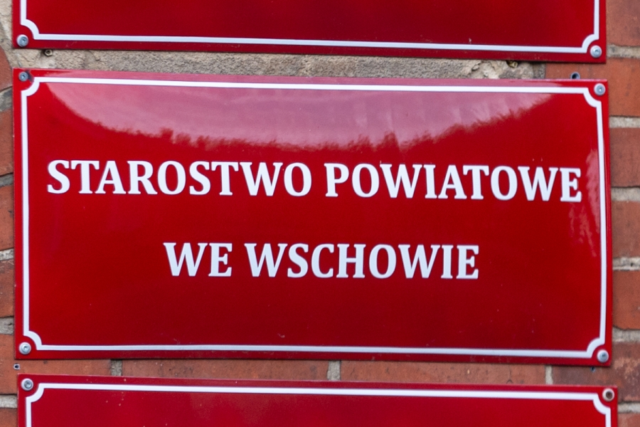 Obwieszczenie Starosty Wschowskiego
