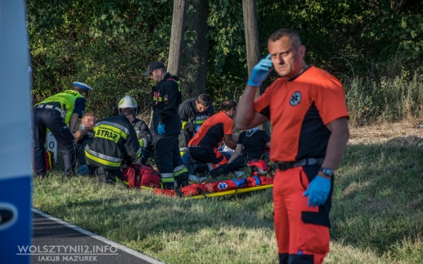 Wypadek na trasie Obra - Niałek Wielki. 5 osób w szpitalu