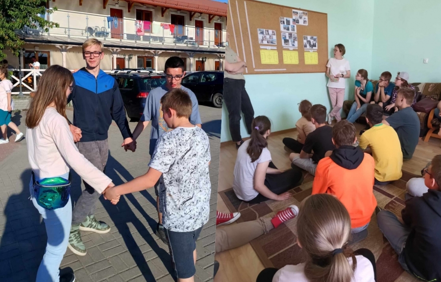 Młodzież z Niemiec odwiedziła rówieśników ze wschowskiego SOSW. Projekt „Chcę tak żyć, by zdrowym być”
