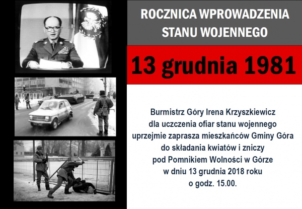 Rocznica wprowadzenia Stanu Wojennego