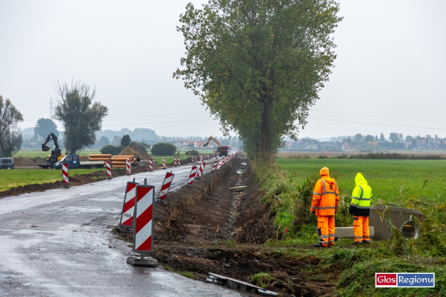 Trwa modernizacja drogi między Górczyną a Zamysłowem (FOTO)