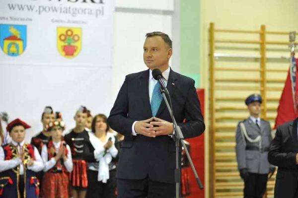 Prezydent Andrzej Duda spotkał się z mieszkańcami powiatu