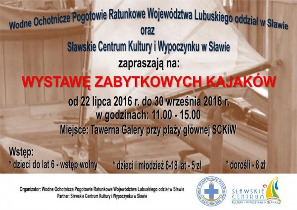 Wystawa zabytkowych kajaków