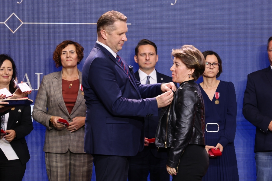 P. Wieland i M. Kycej ze „Staszica” odznaczeni przez Ministra Edukacji Narodowej