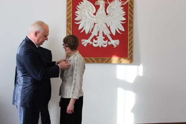 Danuta Pakuła otrzymała Złoty Medal za Zasługi od Prezydenta RP