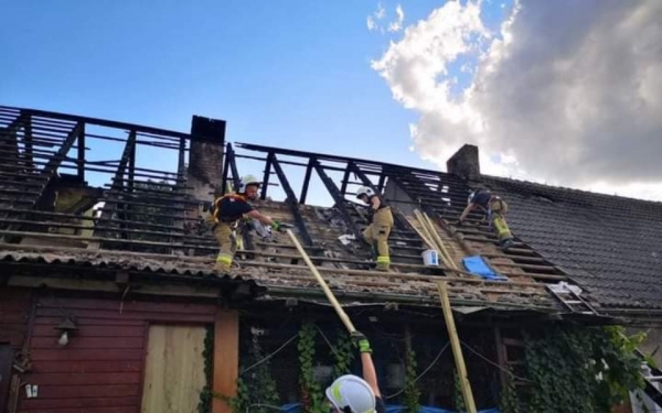 Pożar w Osowej Sieni: pogorzelcy liczą na pomoc 