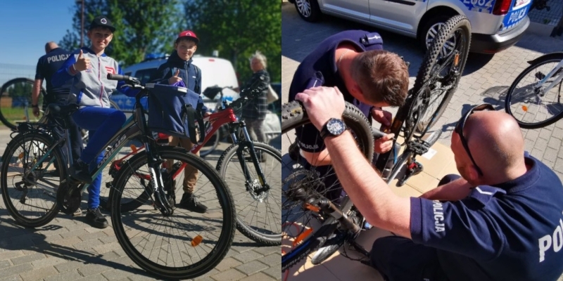 Znakowali rowery w Sławie - kiedy następna akcja policji?