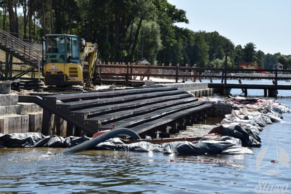 Nowa plaża w Sławie