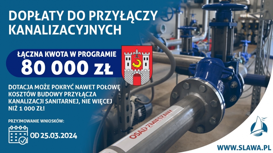 Nowa szansa na dopłaty do kanalizacji w gminie Sława! Kto może skorzystać?