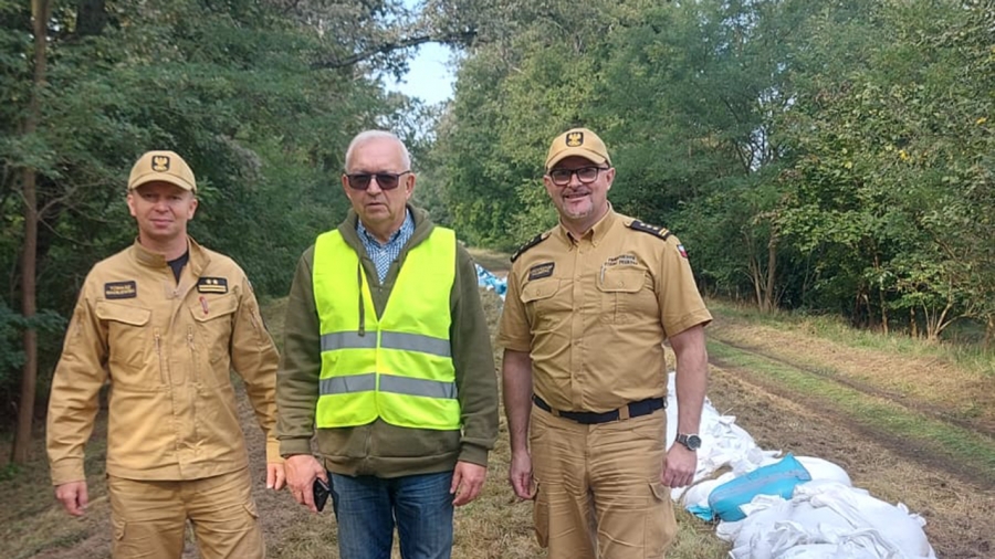 Starosta Wschowski monitoruje zagrożenie powodziowe. Gotowość służb w powiecie